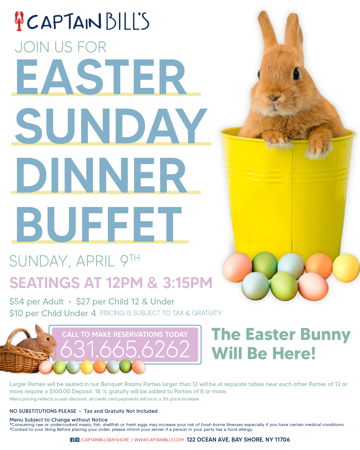 Easter Sunday Dinner Buffet