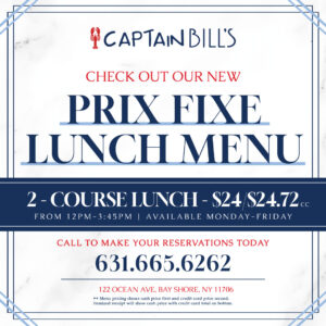 Spring Prix Fixe Lunch