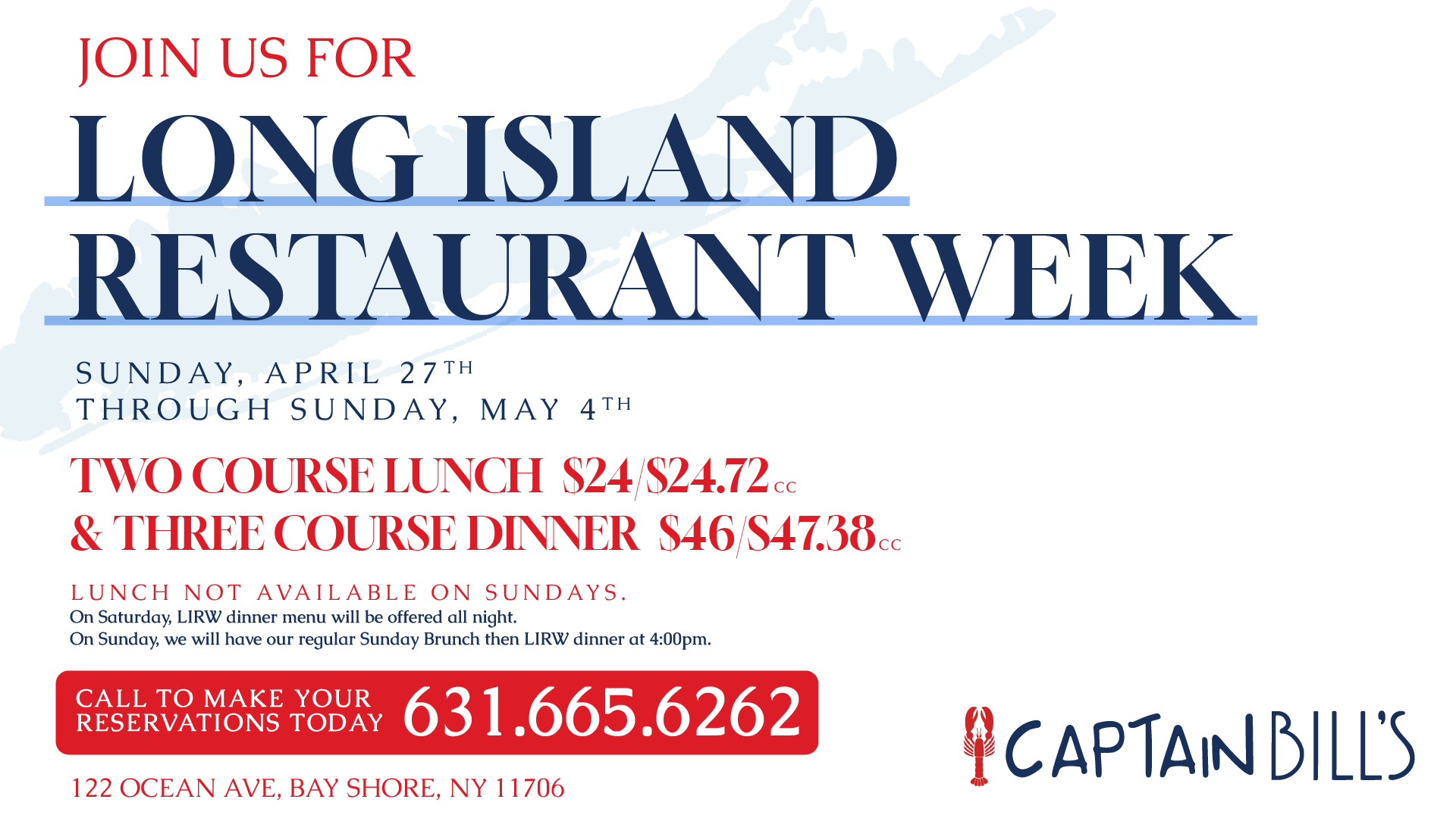 Spring Long Island Restaurant Week