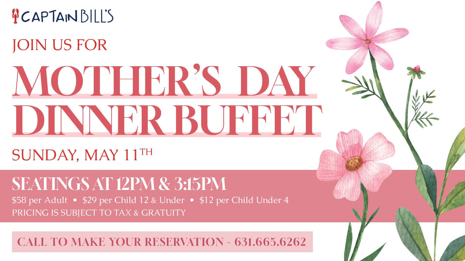 Mother’s Day Dinner Buffet