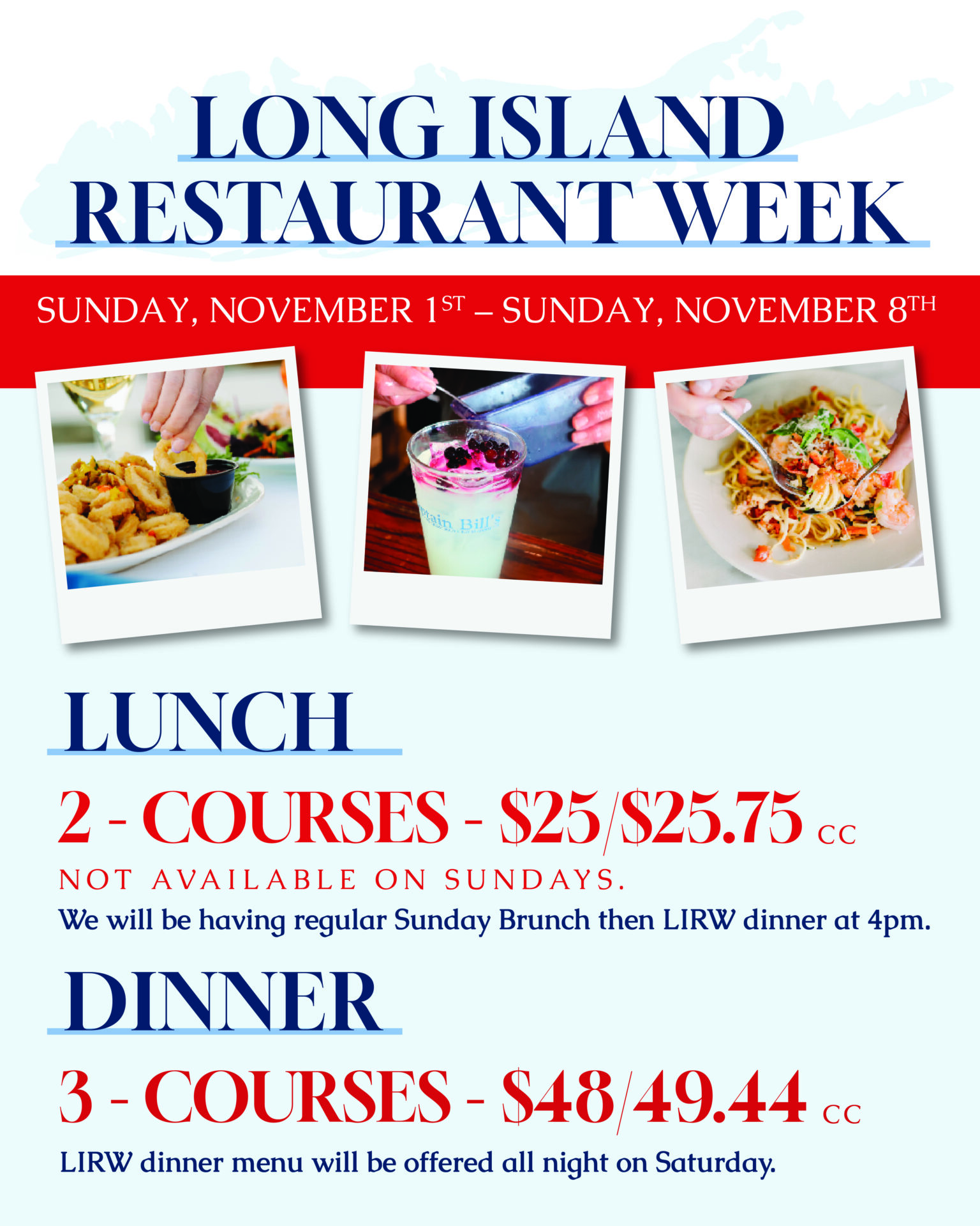 LI Restaurant Week Fall 2026